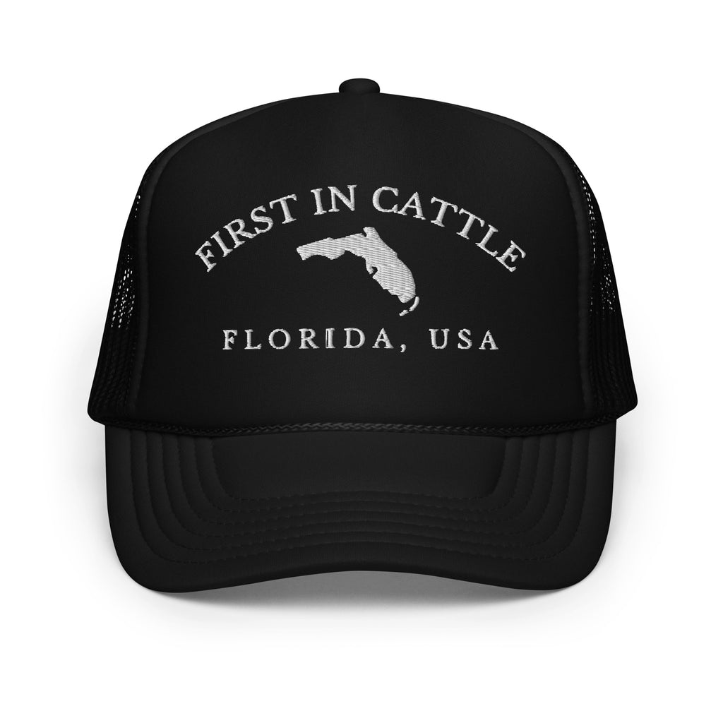 FIRST IN CATTLE Trucker Hat