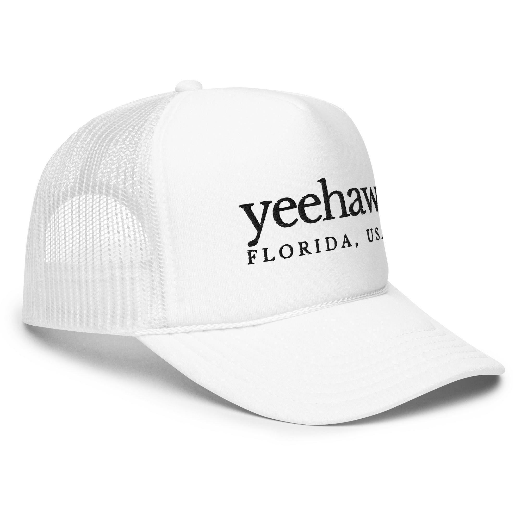 Yeehaw. Florida, USA Foam Trucker Hat