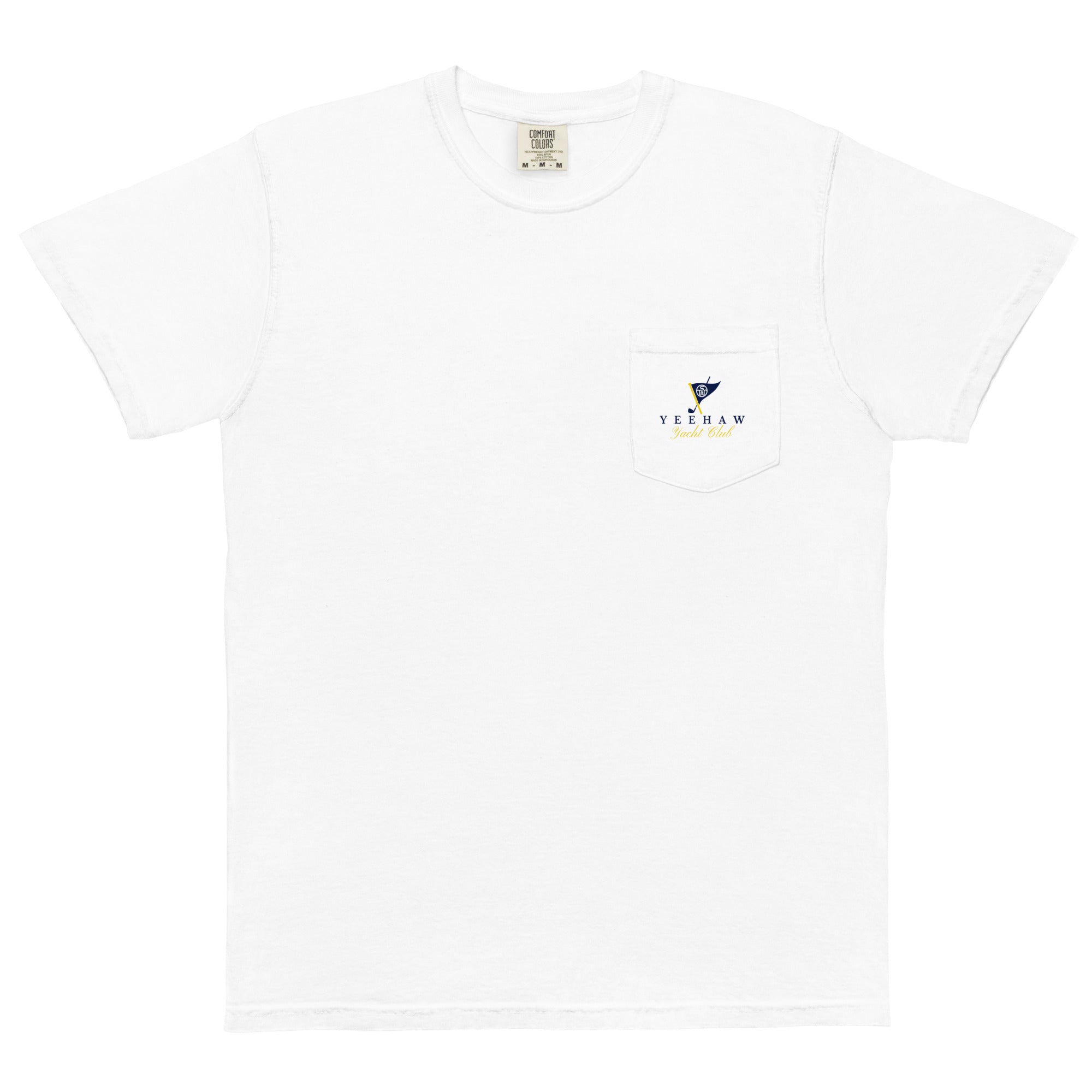 Yeehaw Yacht Club Pocket Tee x Comfort Colors